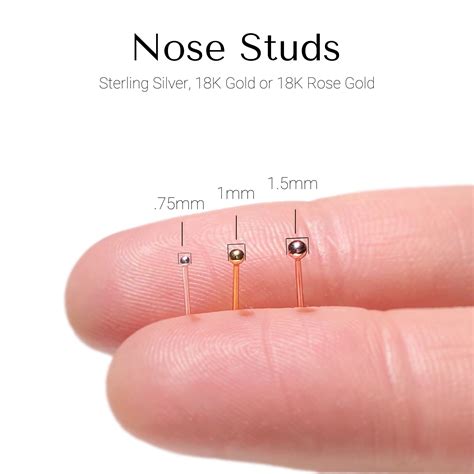 smallest gauge for nose ring